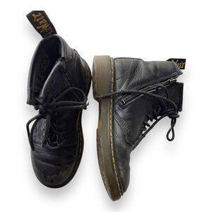 Dr. Martens GT 04X Airwair Lace Up Zipper Ankle‎ Boots Black Size 1